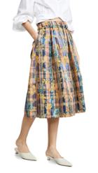 Forte Forte Sea Roses Jacquard Skirt