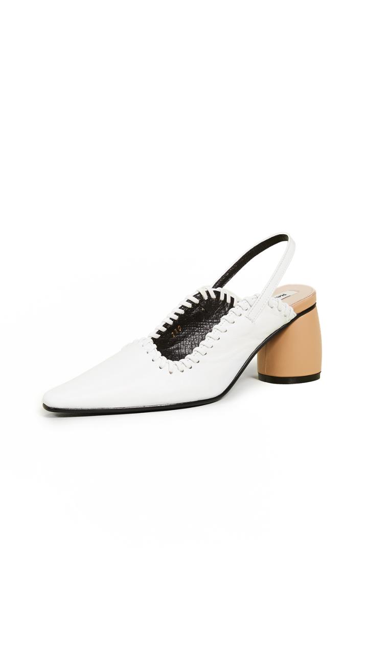 Reike Nen Curved Middle Slingback Pumps