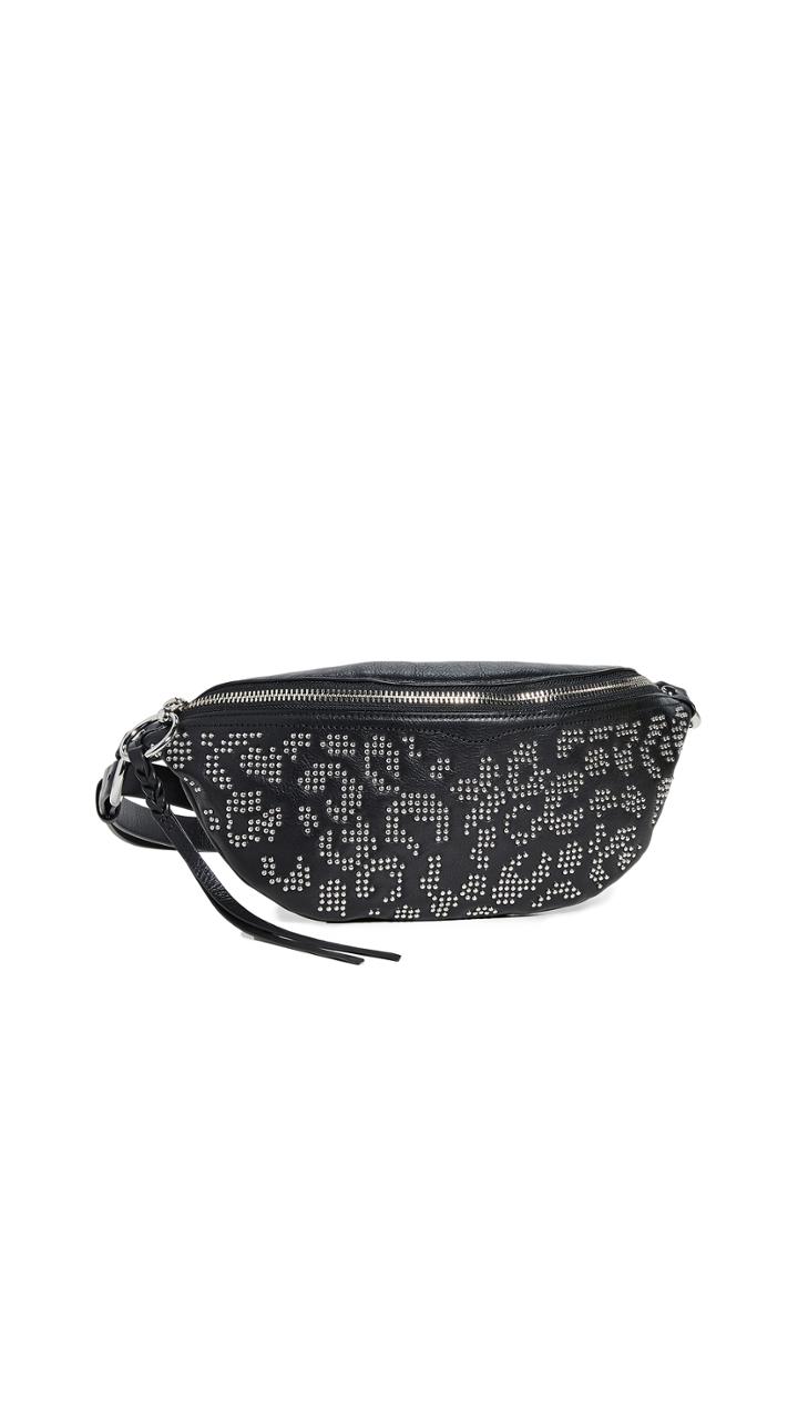 Rebecca Minkoff Leopard Stud Bree Belt Bag