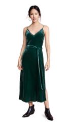 Frame Velvet Slip Dress