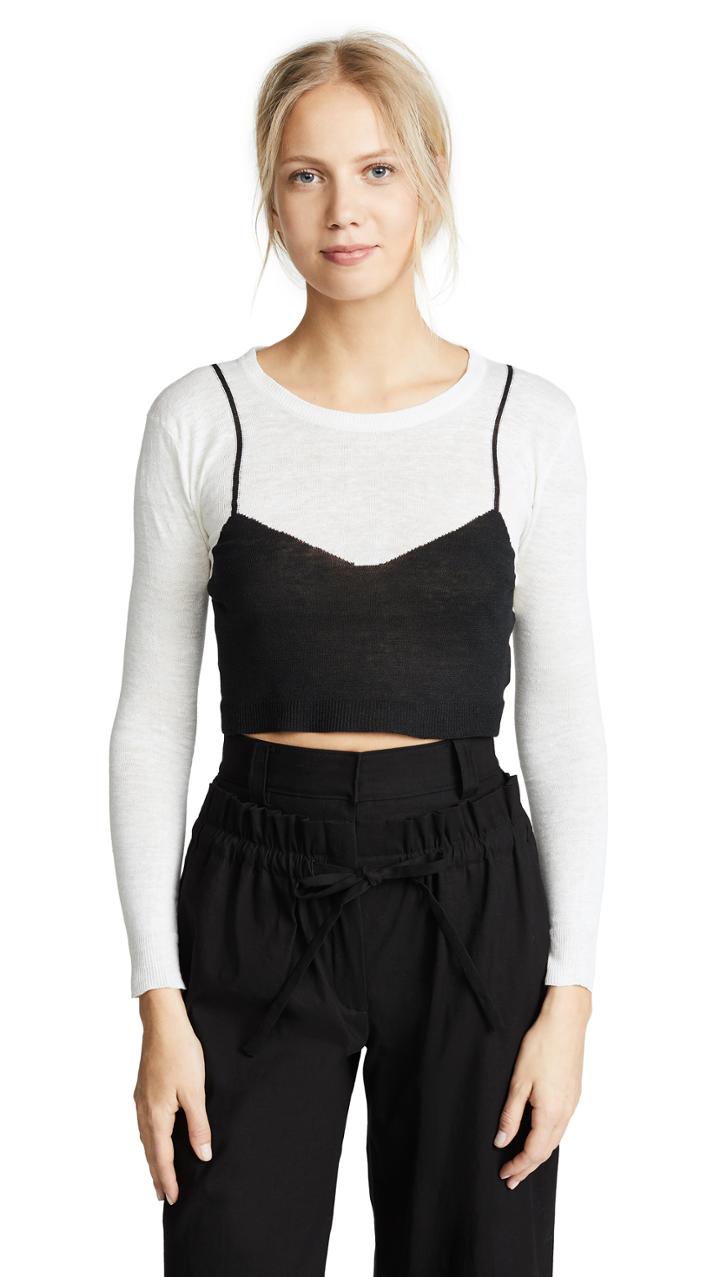 Isa Arfen Cropped Sweater