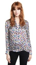 Alice Olivia Alfie Button Down Top