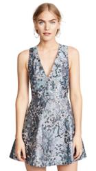Alice Olivia Tennie V Neck Party Dress