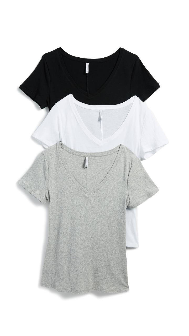 Z Supply Core V Neck Tee 3 Pack