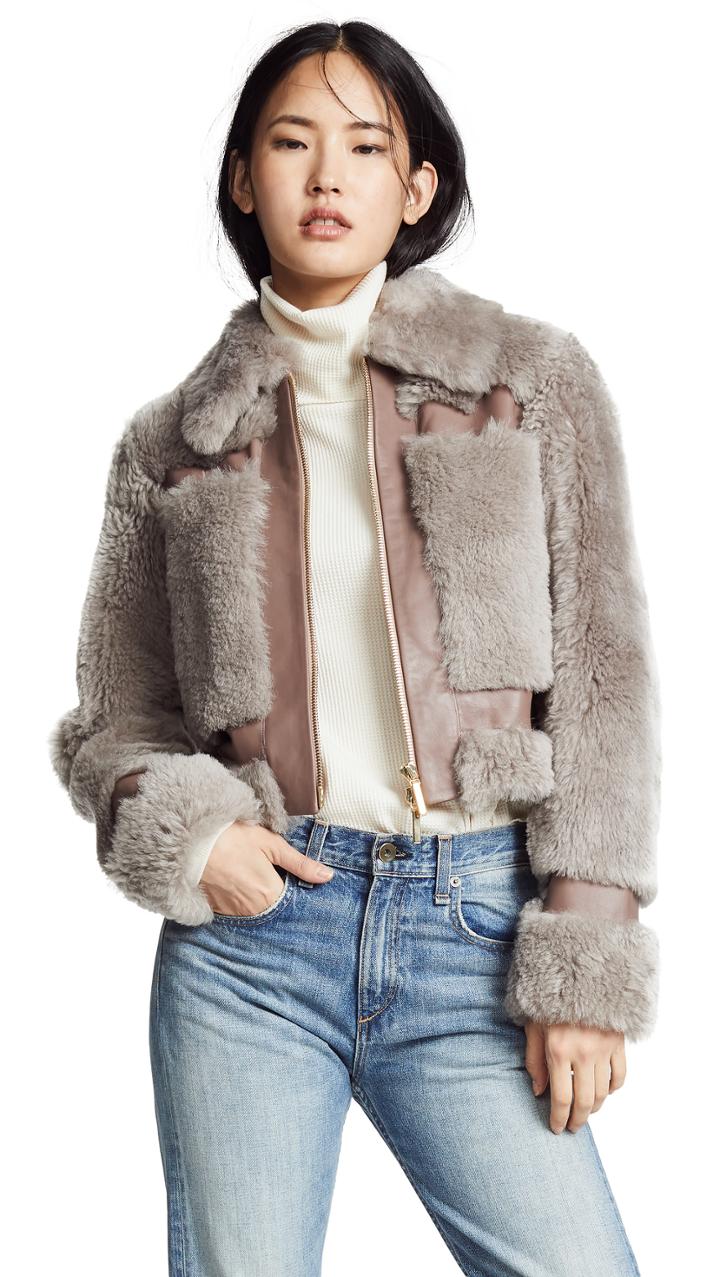 Zimmermann Fleeting Shearling Jacket