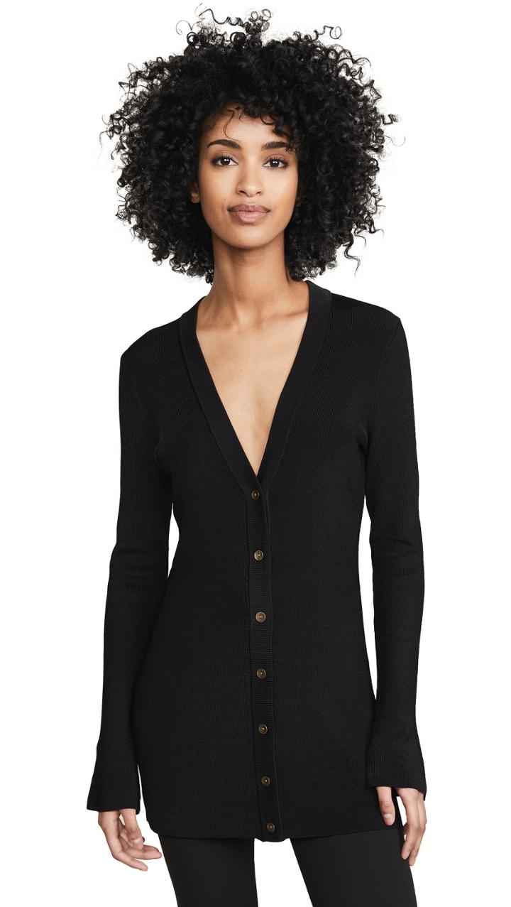 L Agence Lucas Long Cardigan