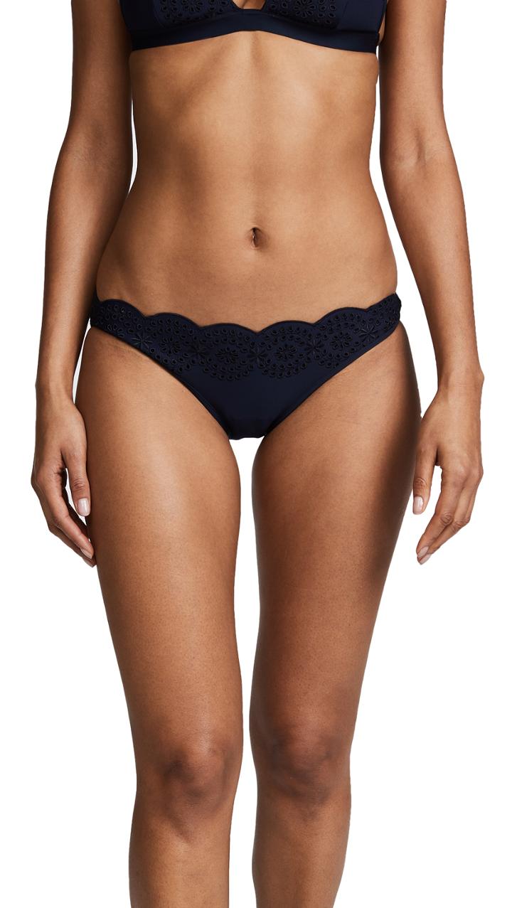 Stella Mccartney Broderie Anglaise Classic Bikini Bottoms