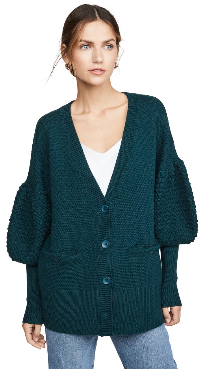 Jonathan Simkhai Lofty Wool Oversized Cardigan