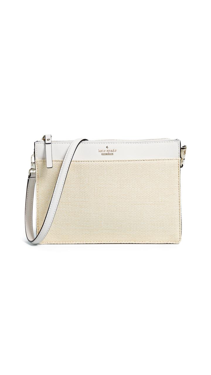Kate Spade New York Cameron Street Straw Clarise Cross Body Bag