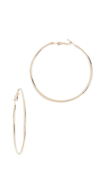 Theia Jewelry Round Hoop Earrings