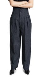 Marc Jacobs Pleated Micro Check Pants