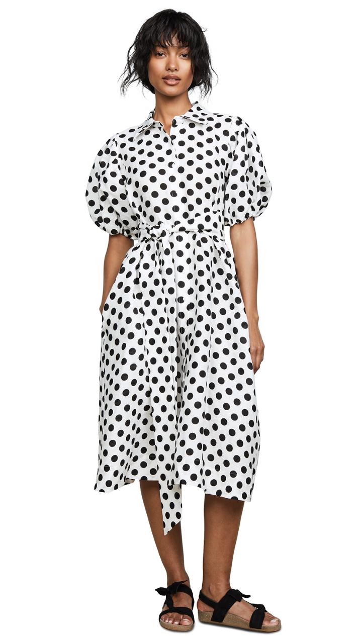 Lisa Marie Fernandez Linen Shirtdress