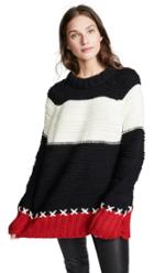 Smythe Cross Stitch Crew Neck Sweater