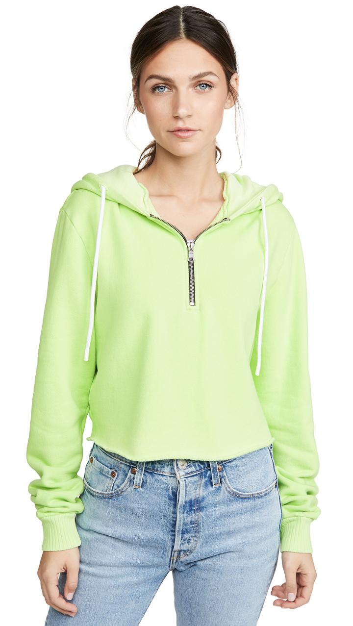 Cotton Citizen Brooklyn Crop Zip Hoodie