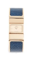 What Goes Around Comes Around Hermes Lizard Loquet Watch 19mm