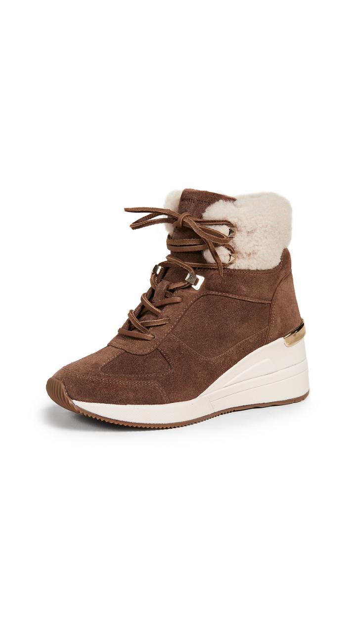 Michael Michael Kors Liv Shearling Sneakers