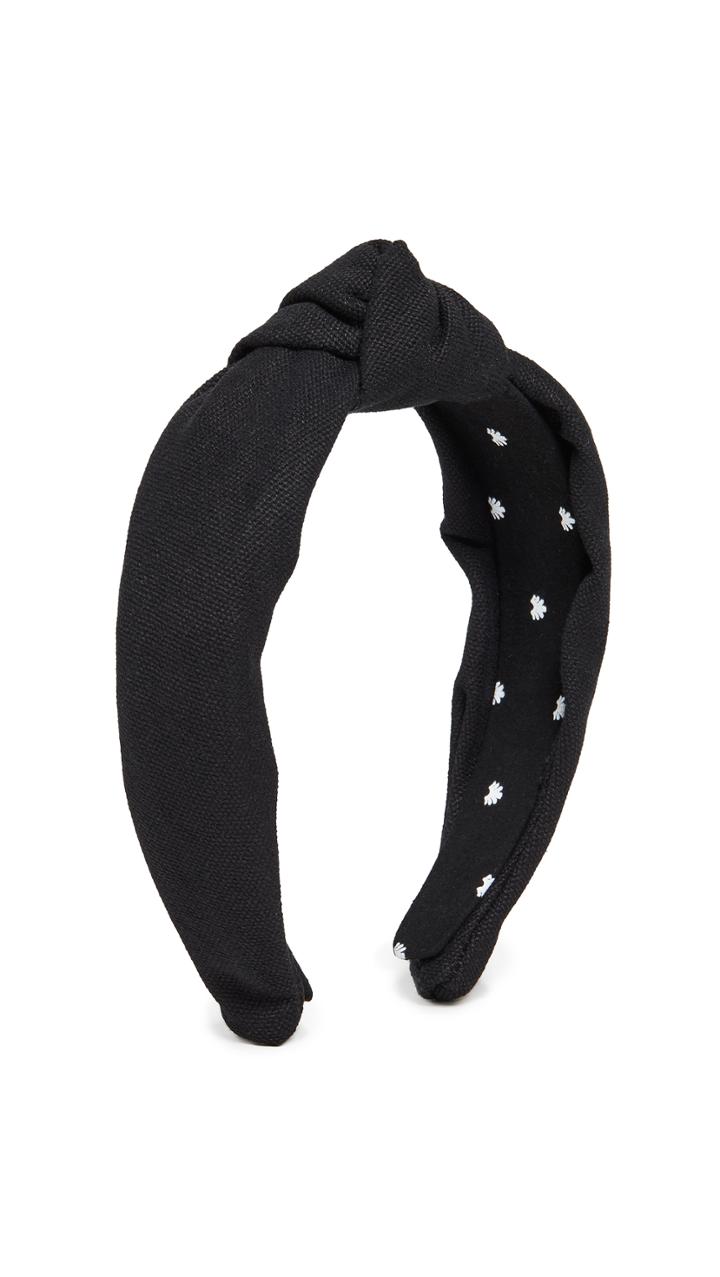 Lele Sadoughi Classic Black Headband