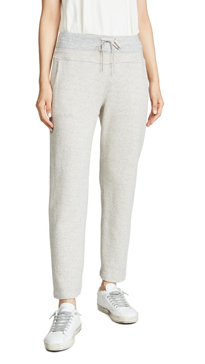 James Perse Contrast Waistband Fleece Pants