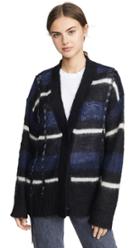 3 1 Phillip Lim Oversized Mohair Striped Cardigan