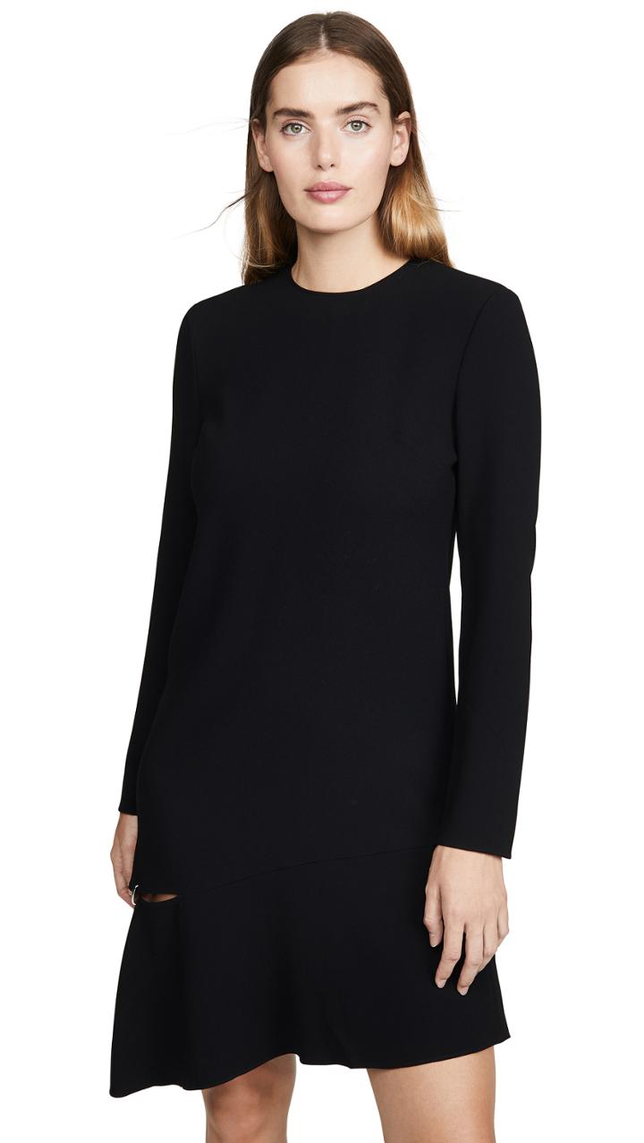 Tibi Shift Dress With Detached Hem