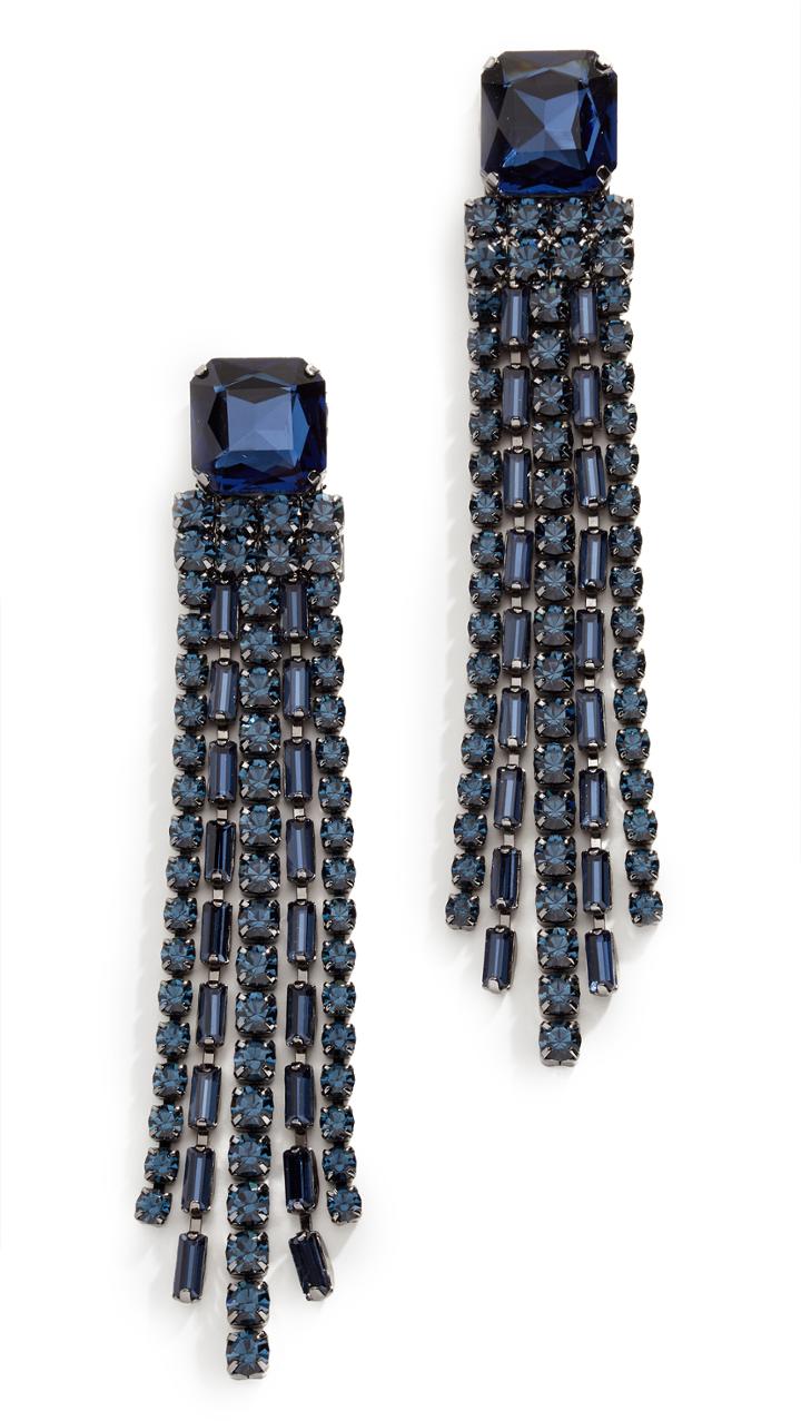 Kate Spade New York Glitzville Chain Fringe Earrings