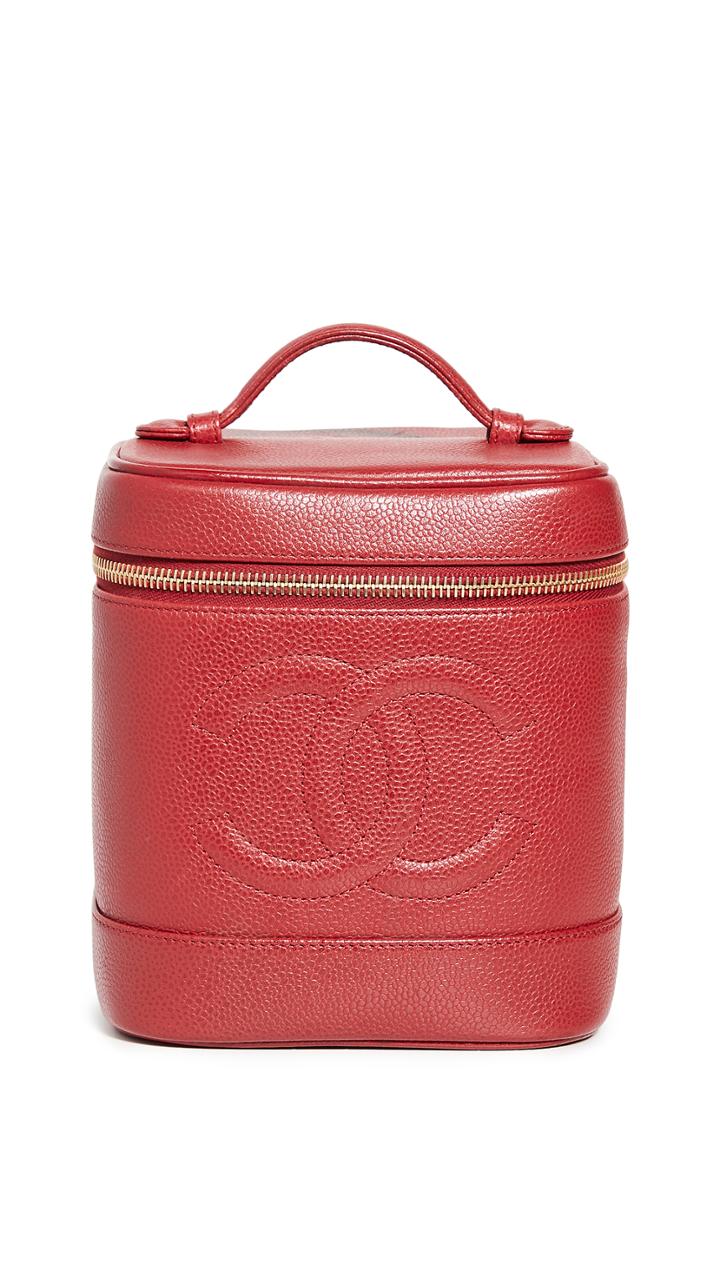 What Goes Around Comes Around Chanel Red Vanity Case