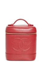 What Goes Around Comes Around Chanel Red Vanity Case