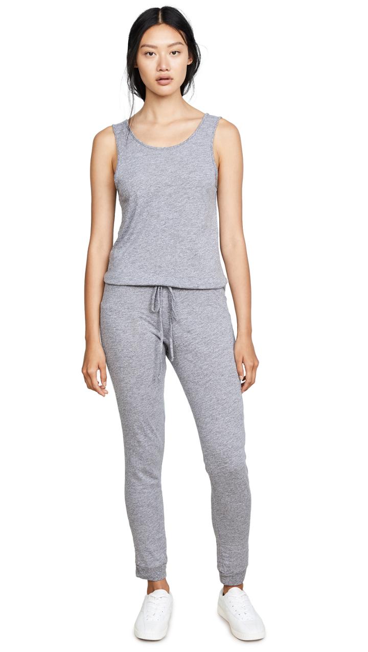 Monrow Jersey Tank Jumpsuit
