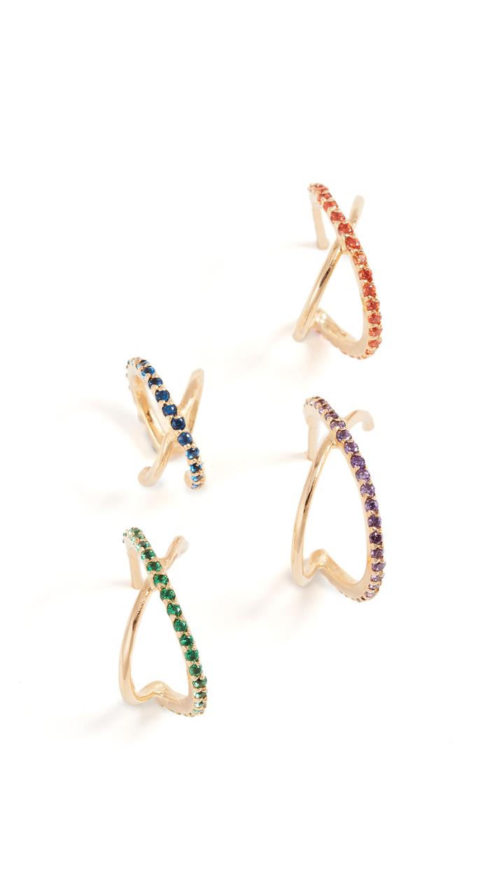 Joanna Laura Constantine Crisscross Earring Set