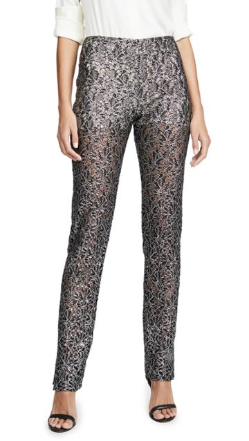 Anais Jourden Coated Lace Pants