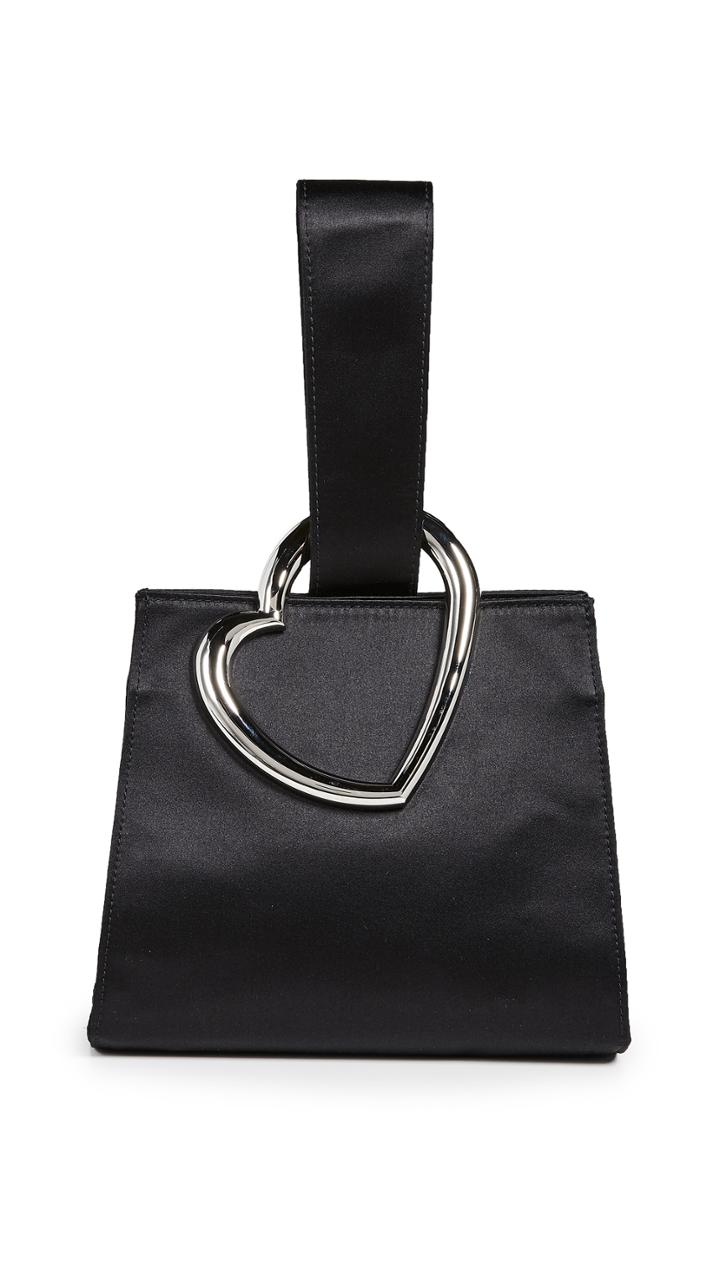 Edie Parker Heart Wristlet