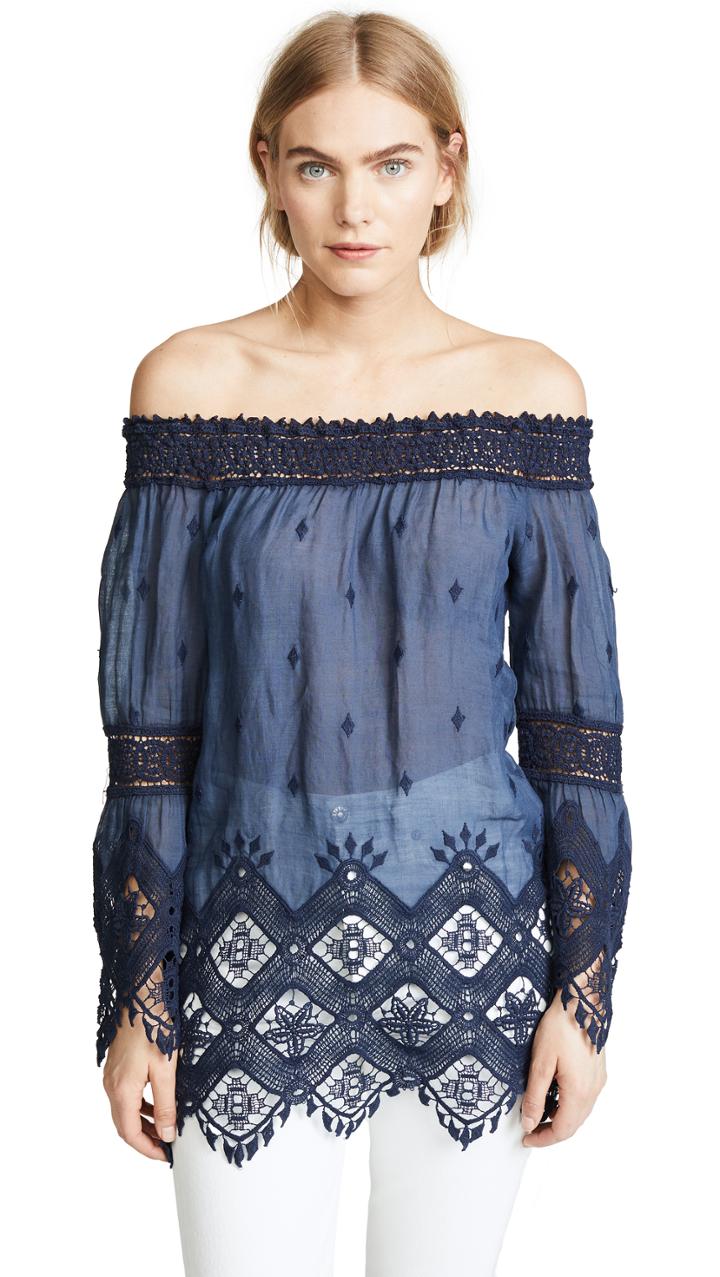 Temptation Positano Brittania Off Shoulder Top