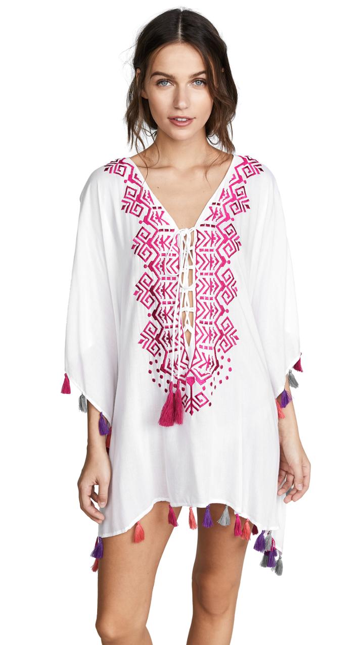 Bindya Provence Lace Up Tunic