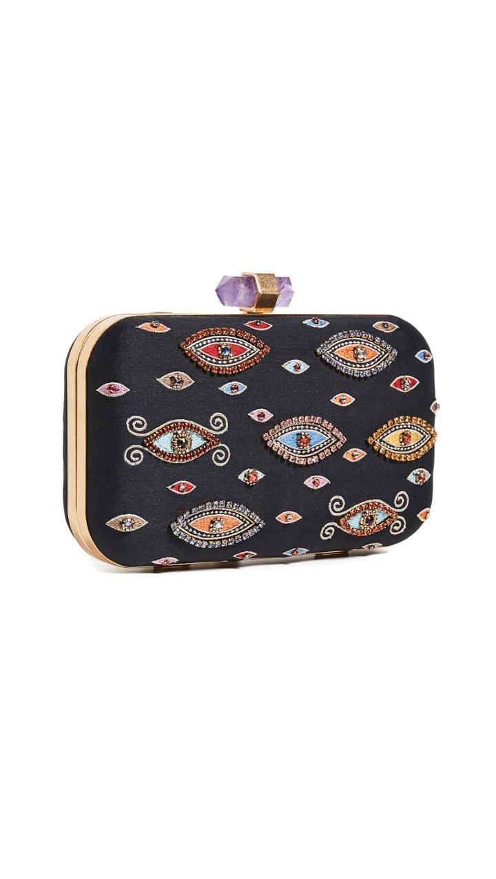 Alice Olivia Shirley Evil Eye Large Clutch