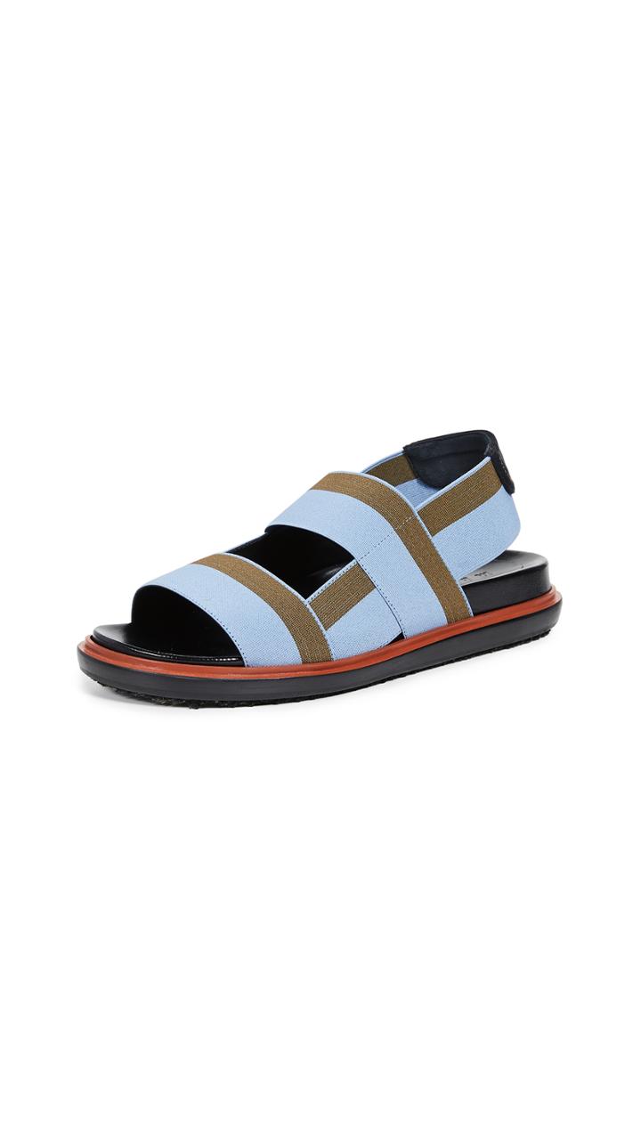 Marni Fussbett Two Band Slingback Sandals