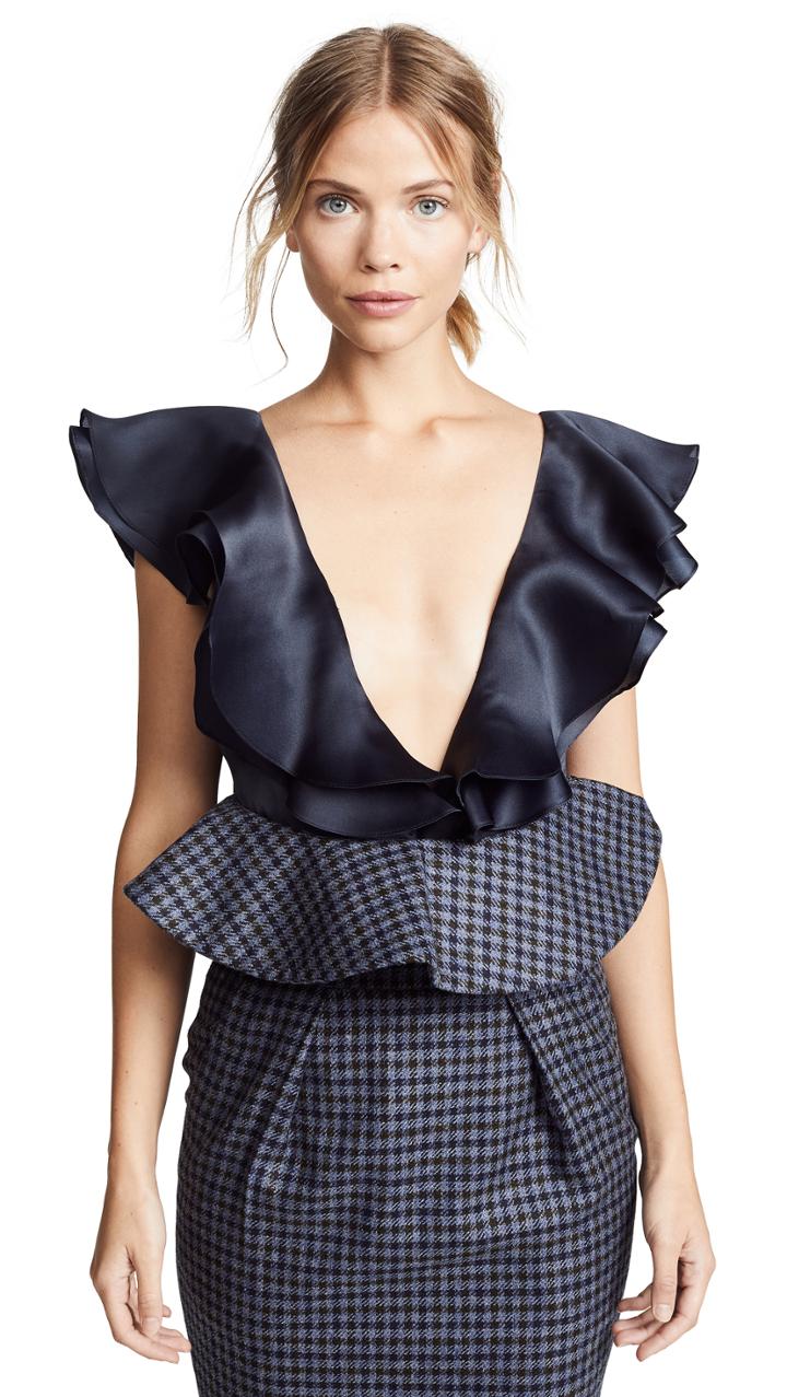Leal Daccarett Victoria Bodysuit With Ruffle Details