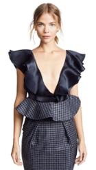 Leal Daccarett Victoria Bodysuit With Ruffle Details