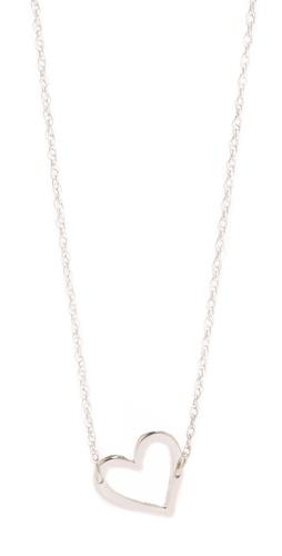 Jennifer Zeuner Jewelry Open Heart Necklace