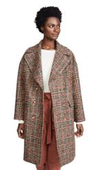 Stella Jean Plaid Coat