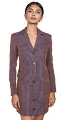 Opening Ceremony Blazer Dress With Rib Back