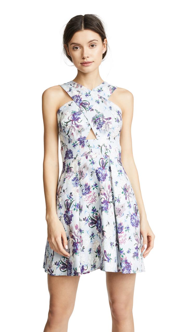 Black Halo Ally Mini Dress