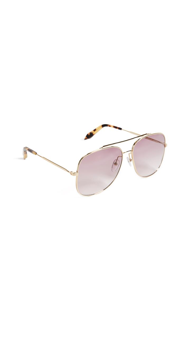 Victoria Beckham Navigation Aviator Sunglasses