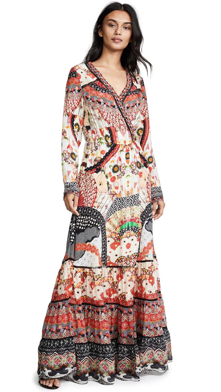 Camilla Cross Front Maxi Dress