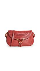 What Goes Around Comes Around Chloe Red Leather Marcie Pochette
