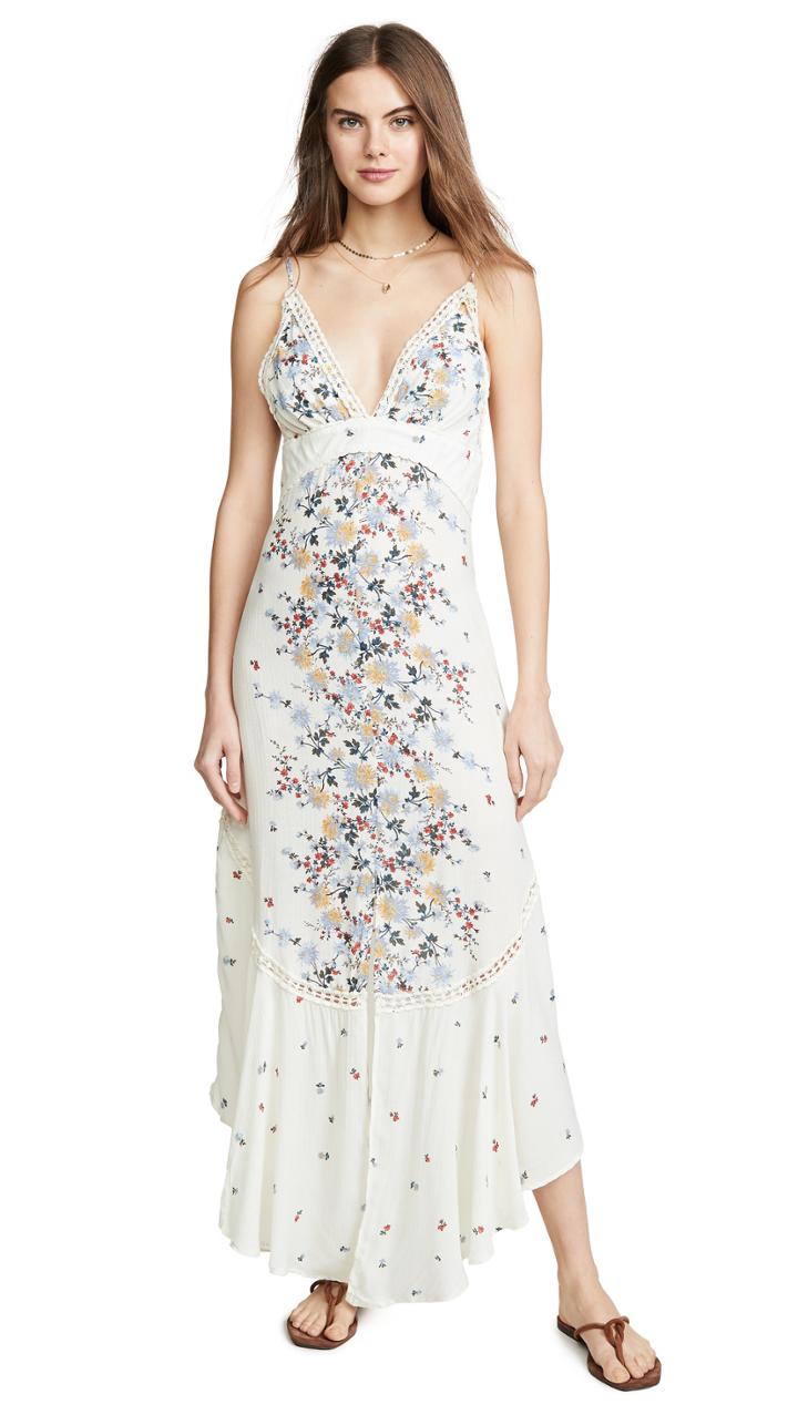 Free People Paradise Printed Maxi Dress