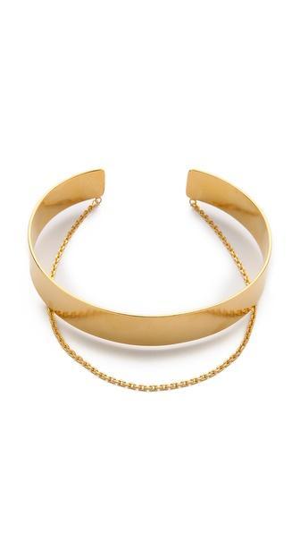 Vanessa Mooney Anarchy Choker Necklace - Gold