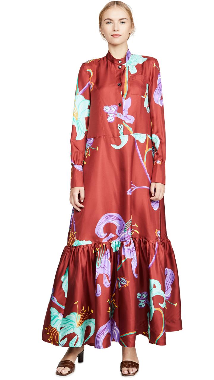 La Double J Maxi Shirtdress