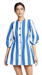 Tata Naka Balloon Sleeve Button Down Mini Dress