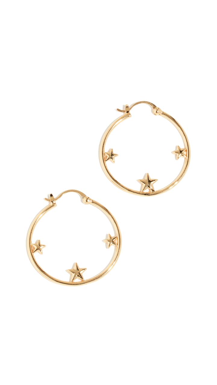 Shashi Virgin Hoop Earrings