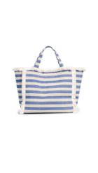 Hat Attack Fringed Canvas Tote Bag